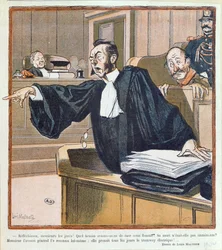 Ein Anwalt spricht zu den Geschworenen, 1900